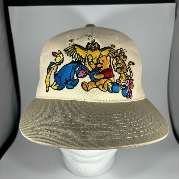Vintage 1990’s Winnie The Pooh and Friends Goofy’s Hat Co. Elastic One Size - Picture 1 of 8